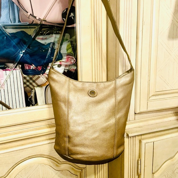 The Sak Metallic Gold Shoulder Bag - Picture 3 of 6